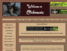 Tablet Screenshot of clicksmania.net